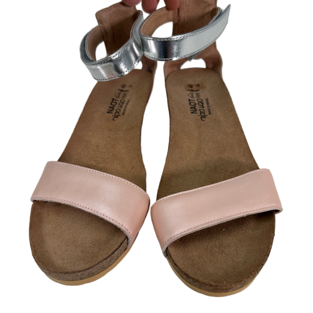 NAOT Pixie Pink Wedge Gladiator Strappy Sandal 40/ US 9.5